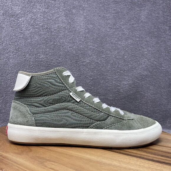 Vans Shoes - Vans The LIzzie Quilted High Top Sneakers Women's 9.5 Grape Leaf Green Shoes